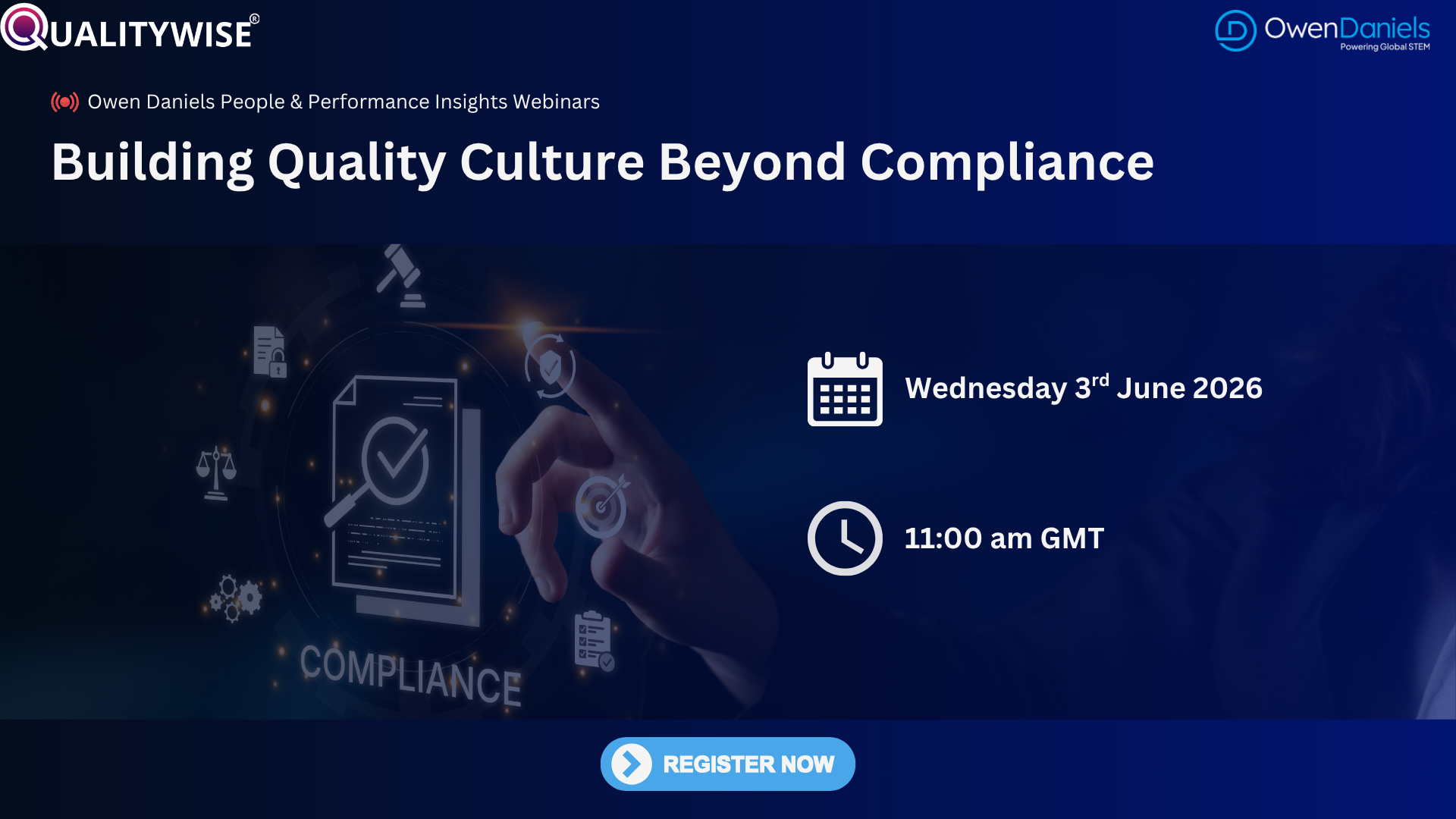 Owen Daniels People & Performance Insights | Building Quality Culture Beyond Compliance Webinar