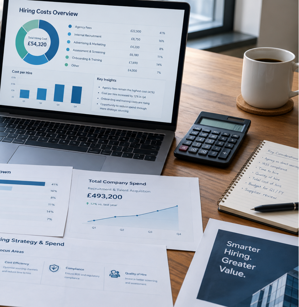 Free Recruitment Cost Calculator & UK Cost Per Hire Guide | Owen Daniels | Powering Global STEM
